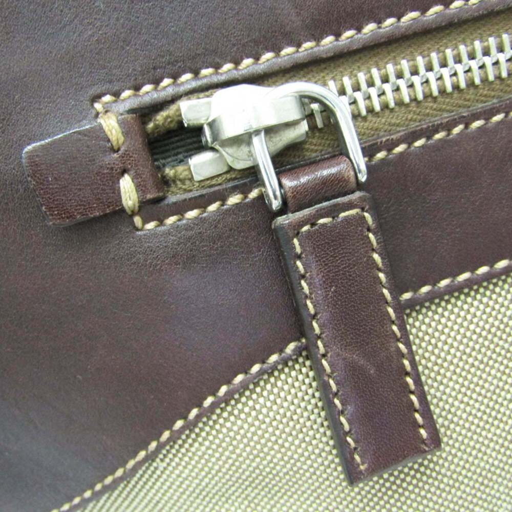 PRADA Brown Leather Shoulder Bag - Picture 7 of 12